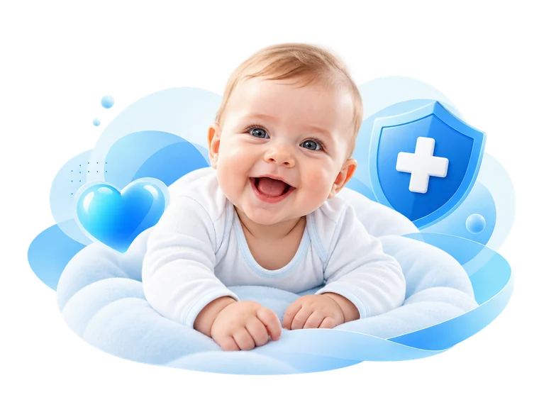 Nouveau-né bénéficiant d’une couverture santé familiale